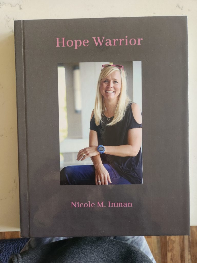 My dad and I helped create this book for all Nicole's kids. It contains her entire blog. 